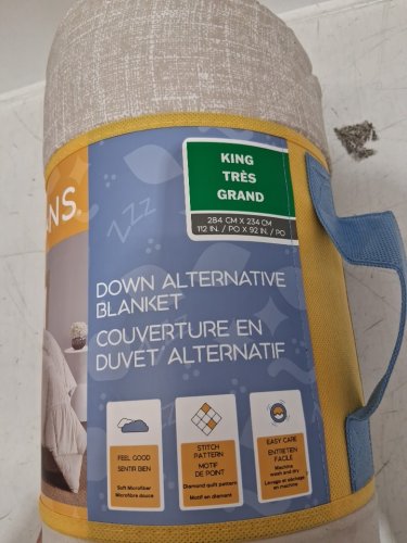 Simmons Down Alternative Blanket - KING - beige (Model: 1841224) image 3