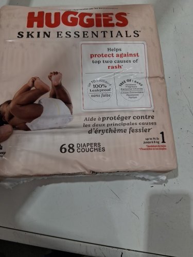 68PK HUGGIES DIAPERS SKIN ESSENTIALS - SIZE 1 - DISNEY image 3