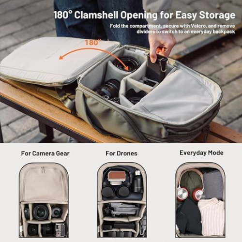 PGYTECH OneGo Lite Camera Backpack - 16L - matte black image 2