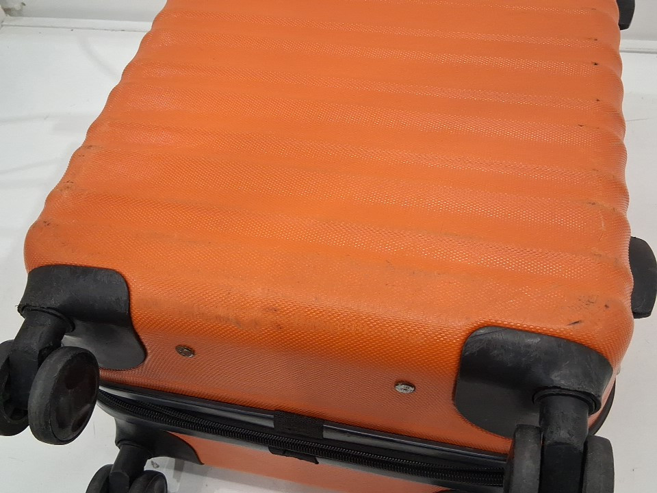 Amazon Basics Hardshell Carry-On Luggage With Wheels - 21" x 13" x 8" - orange image 7