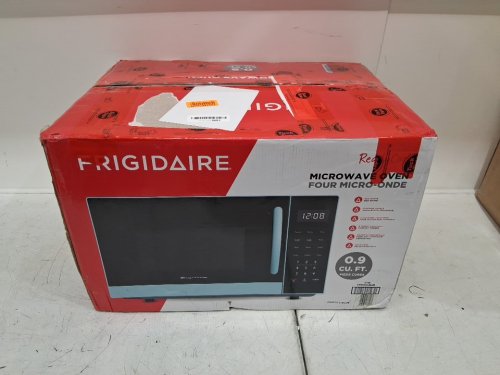 FRIGIDAIRE COUNTERTOP MICROWAVE OVEN - 120V - 11.7A - 0.9 CUBIC FEET - BLACK/BLUE (MODEL: EMW953-BLUE) image 2