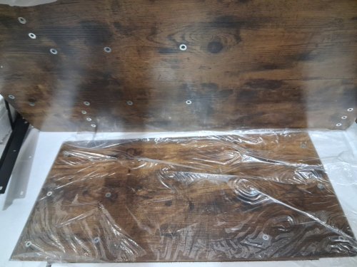 fydeamer over the bed table with caster wheels - 29" - 43" x 28" - wood/black (model: mybt00704wr) image 5
