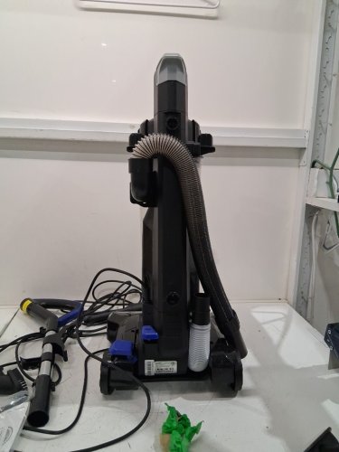 EUREKA POWERSPEED CORDED LIGHTWEIGHT UPRIGHT BAGLESS VACUUM CLEANER WITH ACCESSORIES - DARK BLUE (model: neu280c) image 9