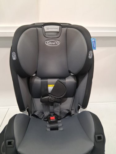 GRACO SLIMFIT3 LX 3-IN-1 CAR SEAT WITH ANTI-REBOUND BAR - GOTHAM GREY/ BLACK (MODEL: 2184499) image 4