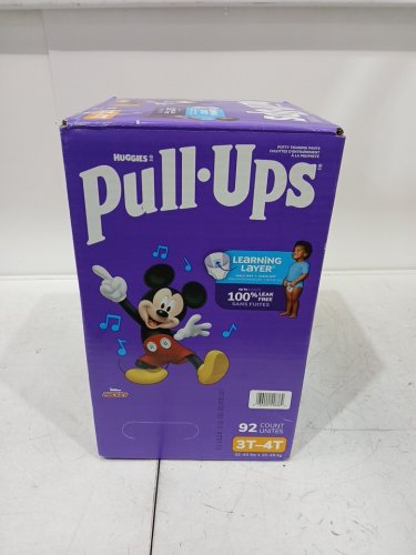 92PK HUGGIES PULL-UPS DISPOSABLE TRAINING PANTS - SIZE 3T-4T - DISNEY MICKEY MOUSE image 2