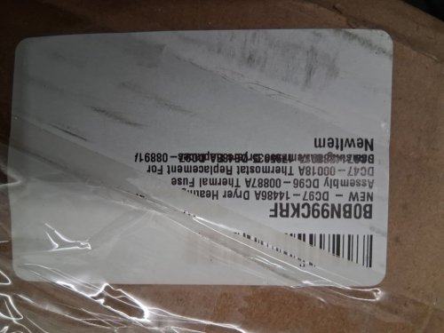 PODOY DRYER HEATER DUCT ASSEMBLY WITH HEATING ELEMENT & THERMOSTAT FUSE REPLACEMENT FOR SAMSUNG DRYER - grey (MODEL: DC97-14486A) image 7