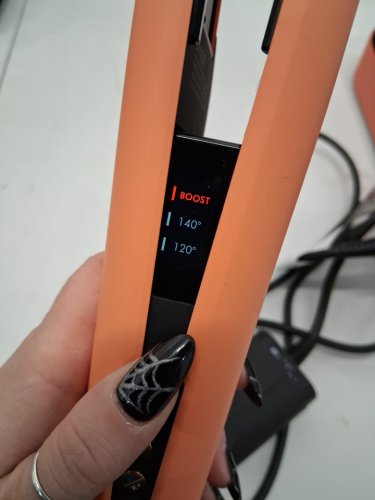 DYSON AIRSTRAIT WET TO DRY HAIR STRAIGHTENER - LIMITED EDITION APRICOT/ TOPAZ (MODEL: HT01) image 6