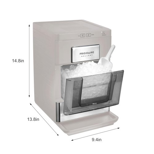 FRIGIDAIRE Gallery Countertop Crunchy Chewable Nugget Ice Maker - 33LBs - GREY (MODEL: EFIC2200-GREY) image 2