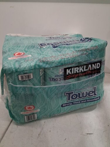 10PK KIRKLAND SIGNATURE CREATE-A-SIZE PAPER TOWEL ROLLES - 2-PLY - WHITE (MODEL: 580517) image 3