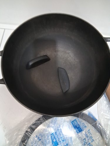 3PC tramontina pre-seasoned cast iron set - 7QT (11") - BLACK (MODEL : 1901865) image 5