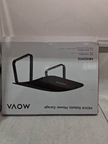 mova robotic lawnmower garage - black image 2