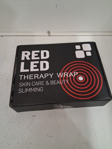 Red Light Therapy Belt Wrap Cordless 660nm & 850nm Infrared Light with heating pad and vibration pulse timer 46" - black (model: zld-119) image 2