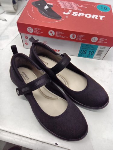 WOMENS JSPORT MELODY MARY SLIP ON SHOE - SIZE 10 - BLACK - (STYLE: 3666009) image 2