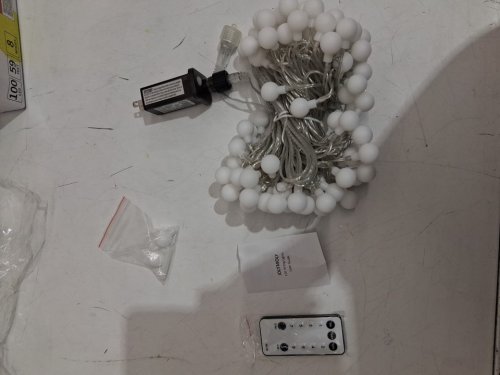 JOLYMOLY Plug in globe String Lights with Remote and Timer - 100 LED, 59ft, Connectable Twinkle, 8 modes - warm white image 3