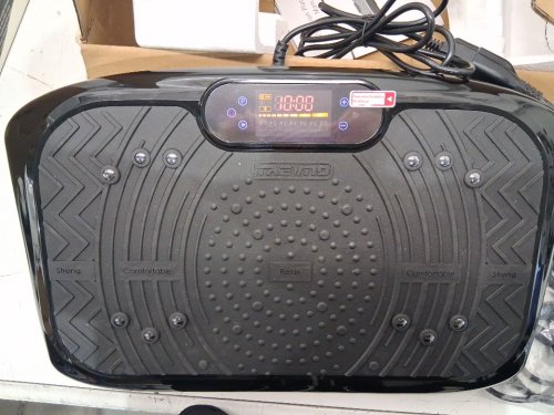 Taevno bluetooth Vibration Plate Exercise Machine with Built-in Bluetooth Speaker and Remote Control - 450lb Capacity - Black image 4