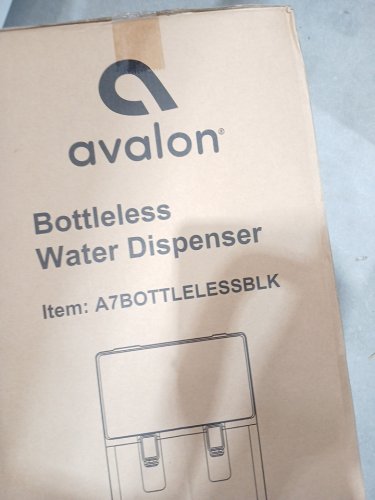 avalon self cleaning bottleless water cooler dispenser with hot/cold and child safety lock - black (model: a7bottlelessblk) image 7