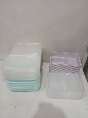 90PC Bentgo Meal Prep Containers - TEAL/PINK/PURPLE (model: 1865871) image 4
