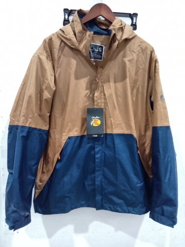 MEN bass pro shops cascase rain jacket - large - toasted coconut image 2