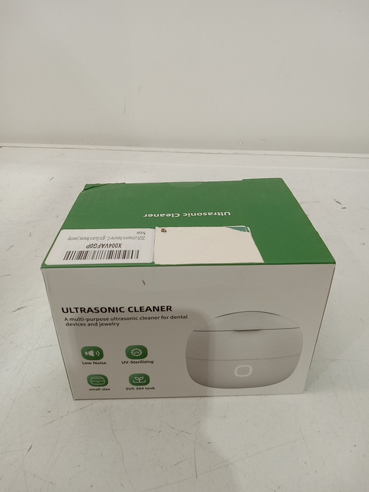 ultrasonic Cleaner Machine - 45000hz - 200ml - white - (model:	‎JX-580PRO) image 2