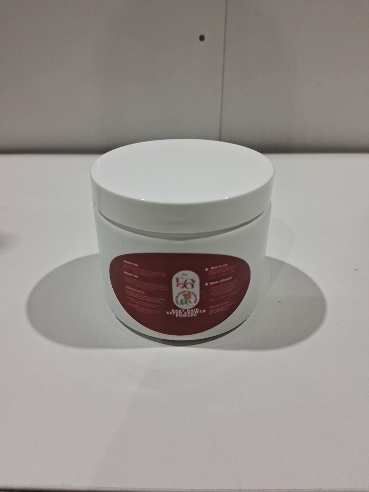FEZGRACE ORGANIC NOURISHING BABY HAIR POMADE WITH ORGANIC tucuma butter, Almond Oil, Illipe Butter, AND Vitamin E - 6OZ image 2