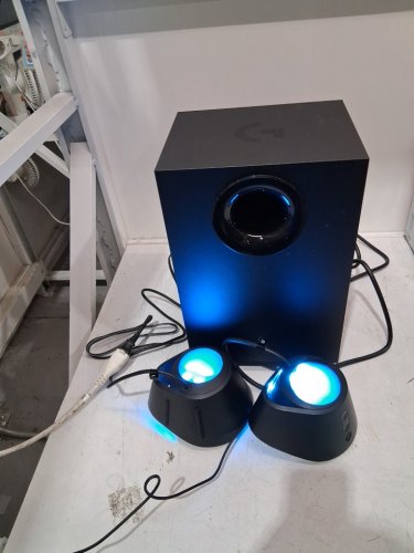 Logitech G560 PC Gaming Speaker System with 7.1 DTS:X Ultra Surround Sound, Game Based LIGHTSYNC RGB, Bluetooth - Black - (Model: 980-001300) image 5