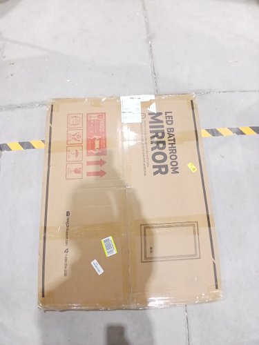 LED defogger mirror - 28" x 36" - Gold (Model: YJ3545) image 2