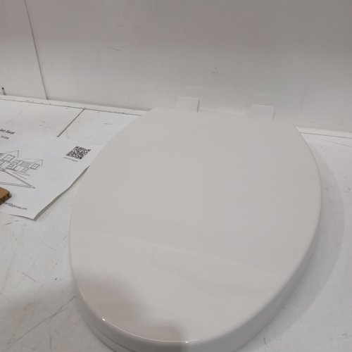 JoanKaren Quiet-Close Elongated Toilet Seat with Quick-Release - 18.3" x 14.2" - white (Model: ph0-161cy13u) image 4