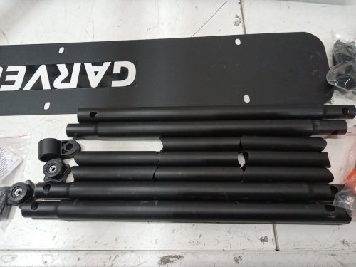 gravee universal roof rack with waterproof bg - 64" x 39" - black (model: pau_0lc9u8ch) image 4