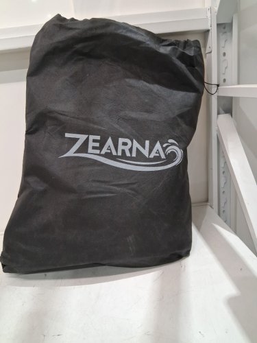 zearna self-inflating/deflating air mattress WITH BUILT IN PUMP - 13" - twin - green/WHITE (model: ‎ZN-TWIN-13) image 2