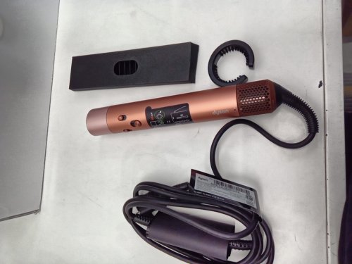6PC DYSON i.d curly + coily airwrap multi styler and hair dryer with bluetooth - amber silk ( model: hs08) image 7