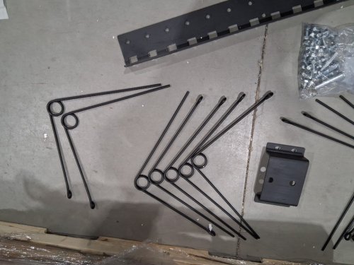 garvee steel spring landscape rake for lawn tractors or utv/atv - 48", fits 2" reciever - black - (model: ppg-33mtq7du) image 7