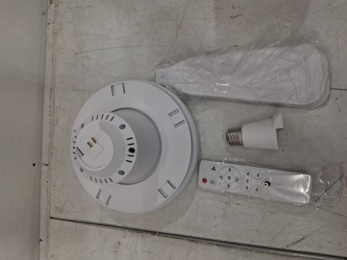 Socket Fan Light with Remote - 24" - 30W - 3000K/4000K/6500K - WHITE image 4