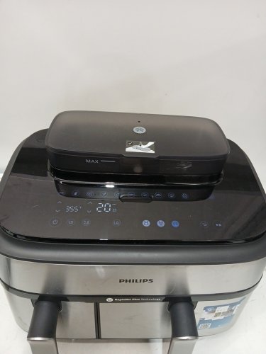 PHILIPS 5000 SERIES DUAL BASKET ALL-IN-ONE AIR FRYER & STEAM COOKER - 19 IN ONE COOKING FUNCTIONS, RAPIDAIR PLUS + STEAM, AUTO STEAM CLEAN - 9.6QT / 9L - STAINLESS STEEL image 12