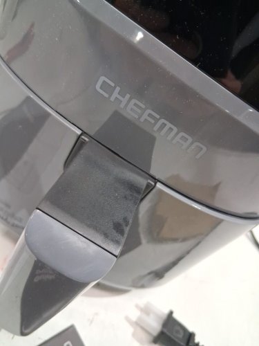 CHEFMAN Mini TURBOFRY TOUCH DIGITAL Air Fryer - 2L - GREY (MODEL:RJ38-2T-GREY) image 4