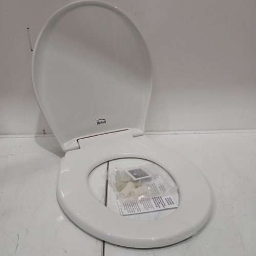 Bemis Affinity Plastic Toilet Seat, White Never Loosens, Removes for Cleaning Slow-Close Adjustable with Extra Stability - Elongated - WHITE - (MODEL: 1200E4 000) image 3