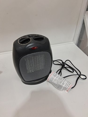 Amazon Basics 1500W Ceramic Personal Heater with Adjustable Thermostat - Black (model: b07v4fnhcd ) image 3