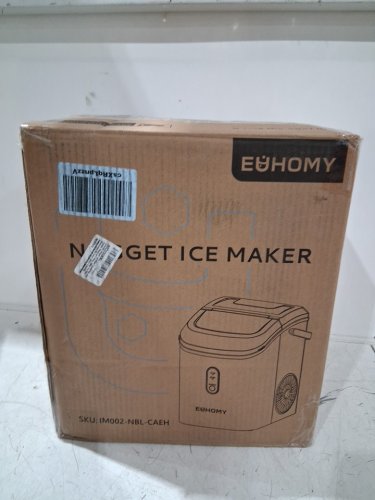 Euhomy Countertop Nugget Ice Maker - Makes 26lbs in a day - black (Model: IM002-NBL-CAEH) image 7