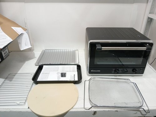 KitchenAid® Digital Countertop Oven with Air Fry & Pizza Stone-21L-matte black-(model: KCO128BM) image 4