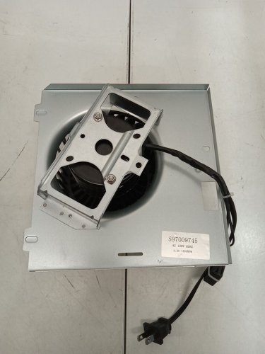 Broan Nutone Bath Fan Motor WITH Blower Wheel & Mounting Plate - 120V, 1500RPM - SILVER/BLACK - (MODEL:S97009745) image 4