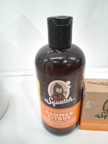 2PC MEN'S DR SQUATCH PRODUCTS - 340ML/5OZ - NATURAL CONDITIONER / NATURAL BAR SOAP image 3