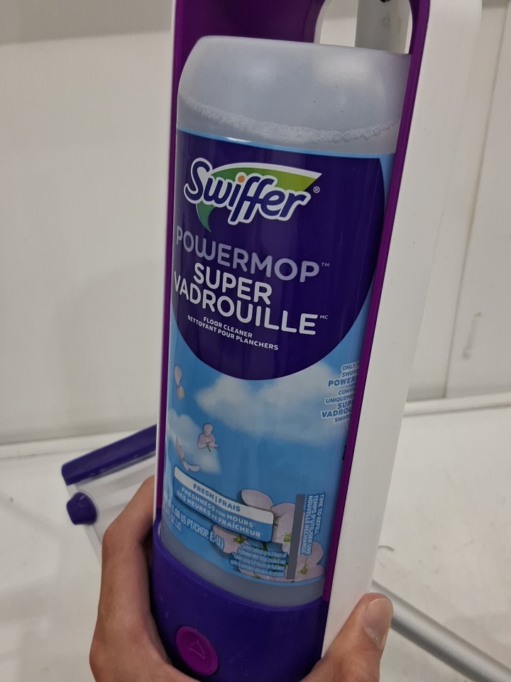 Swiffer PowerMop Super Multi-Surface Mop & mop pads - purple/white image 4