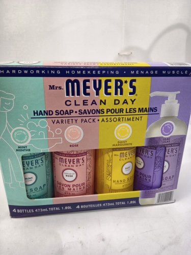 4PK Mrs. Meyer's Clean Day Liquid Hand Soap Variety Pack - 473ML EACH image 2