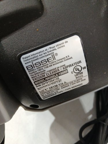 BISSELL AEROSWIFT TURBO UPRIGHT corded VACUUM WITH CLEANING TOOLS - PURPLE/GREY (MODEL: 1808B) image 14