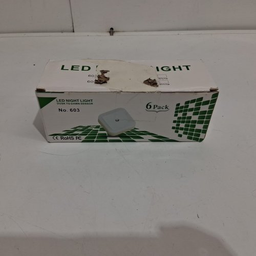 6pk plug in LED dusk to dawn night lights - 0.5W - White - (Model: 603) image 2