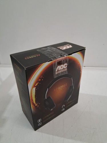 AOC over-ear wireless gaming headset with microphone - black (model: ACG2502) image 2