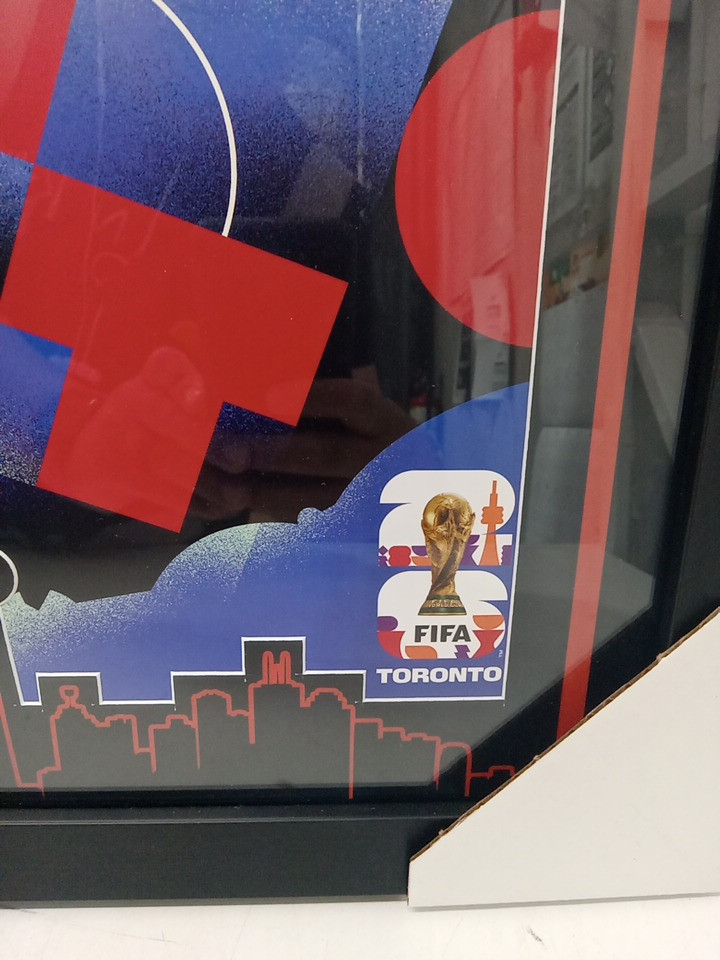 frameworth Toronto 2026 FIFA World Cup poster - Photoglass Framed - 18" x 24" - black image 5