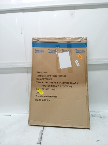 allposters poster frame for horizontal or vertical hanging - 22.3" X 34" - BLACK (MODEL: PF12319) image 2