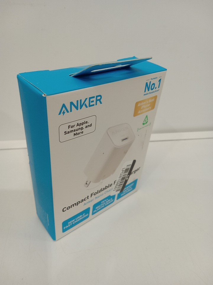 Anker Compact foldable high-speed USB-C fast charger - 30W - white (model: A2337) image 2