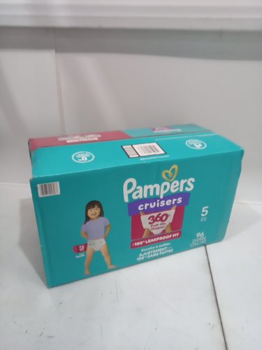 96PK PAMPERS PULL ON CRUISERS 360° 100% leakproof fit DISPOSABLE BABY DIAPERS - SIZE 5 (27LBS+) image 2