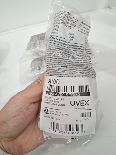 3 UVEX by honeywell a700 series hard coat lens Safety Glasses - one size - clear/black image 4